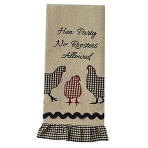 Park Designs Hen Party No Roosters AllowedTowel